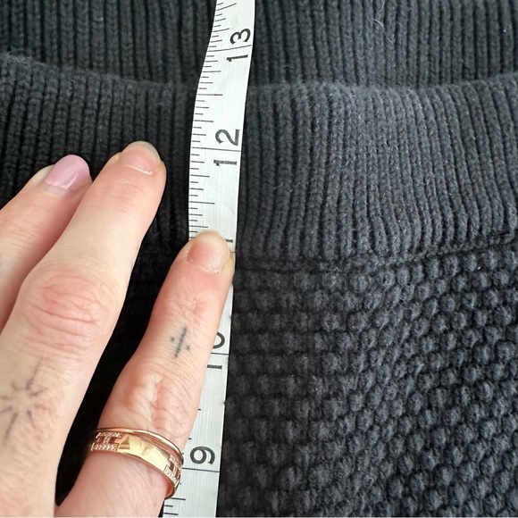 Free People fp Beach Knit Relaxed Flowy Pants Black - Picture 7 of 9